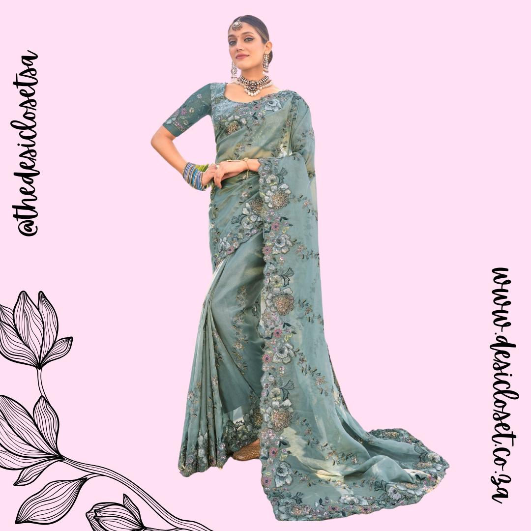Luxury Unstitched Sari