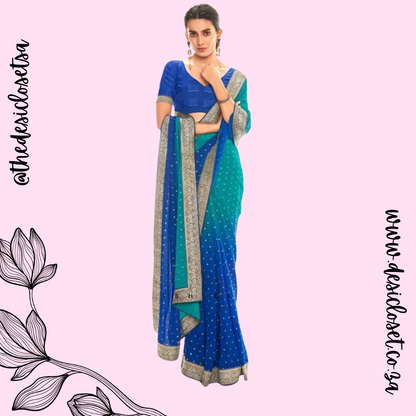 Unstitched sari