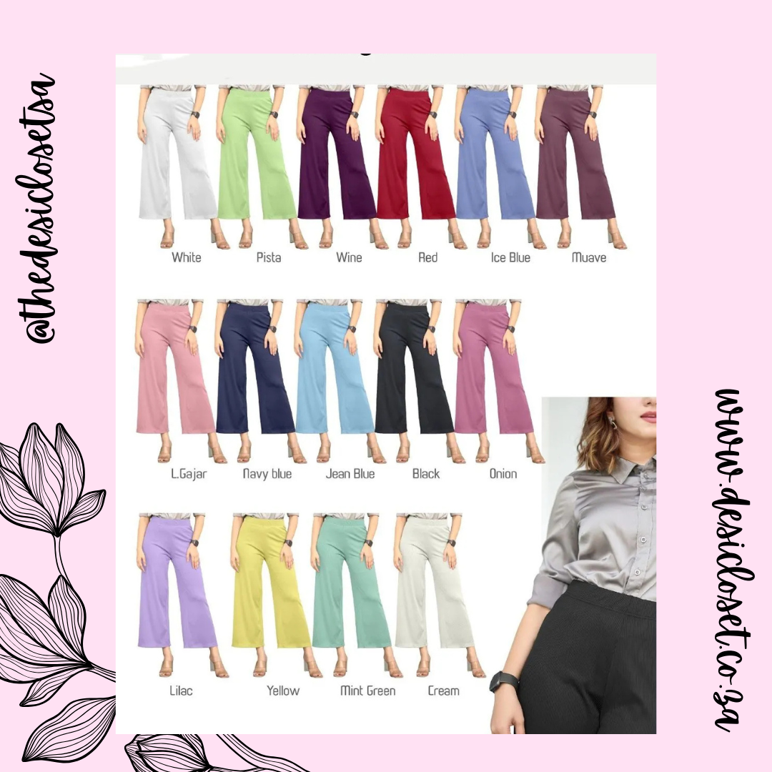 Ribbed Flaired Pant