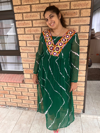 Green Navarathri top