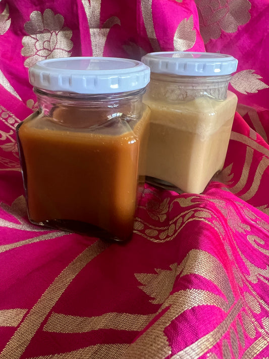 Midlands Farm-Style Fudge & Salted Caramel In A Jar Combo