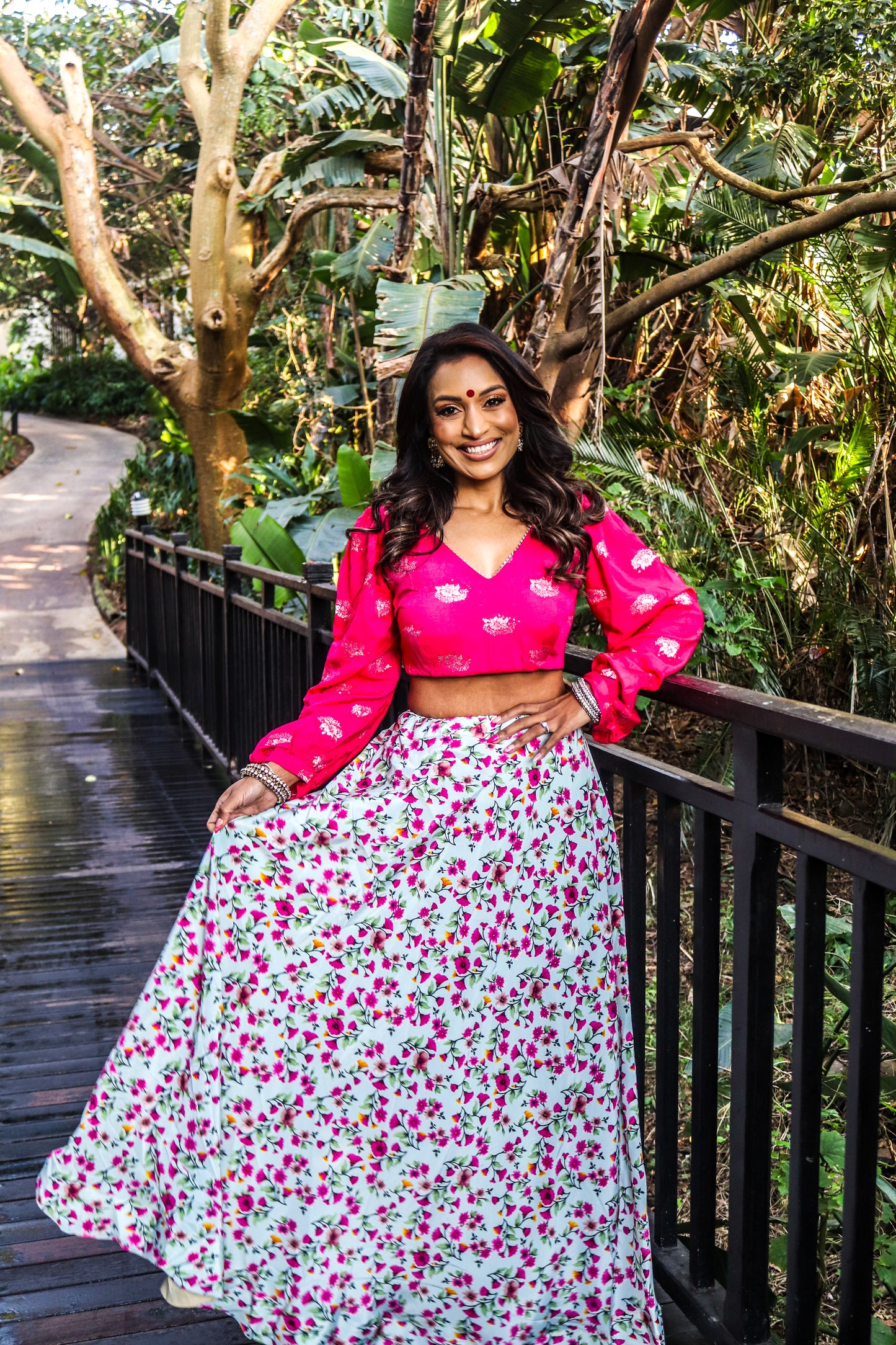 Pink Lehenga/Fusion Set