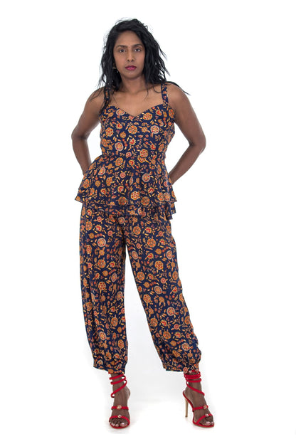 Peplum Fusion Set (Blue)
