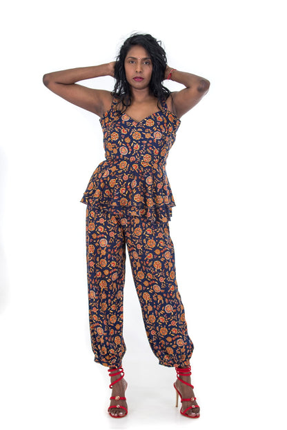 Peplum Fusion Set (Blue)