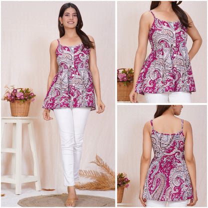 Boho Cotton Summer Top