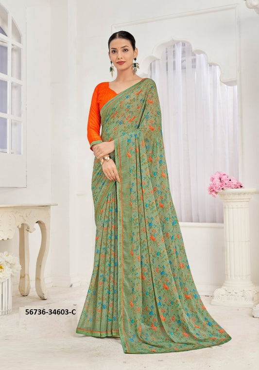 Unstitched Sari