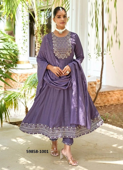 Vichitra Silk Salwar