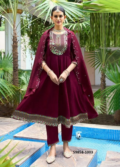 Vichitra Silk Salwar