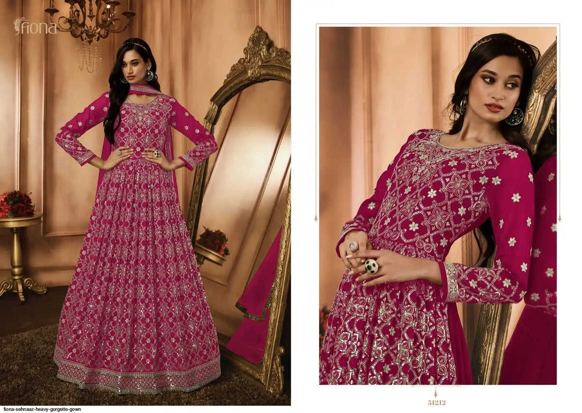 Georgette Gown Set