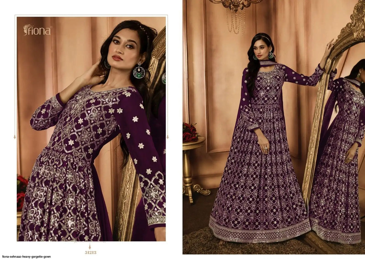 Georgette Gown Set