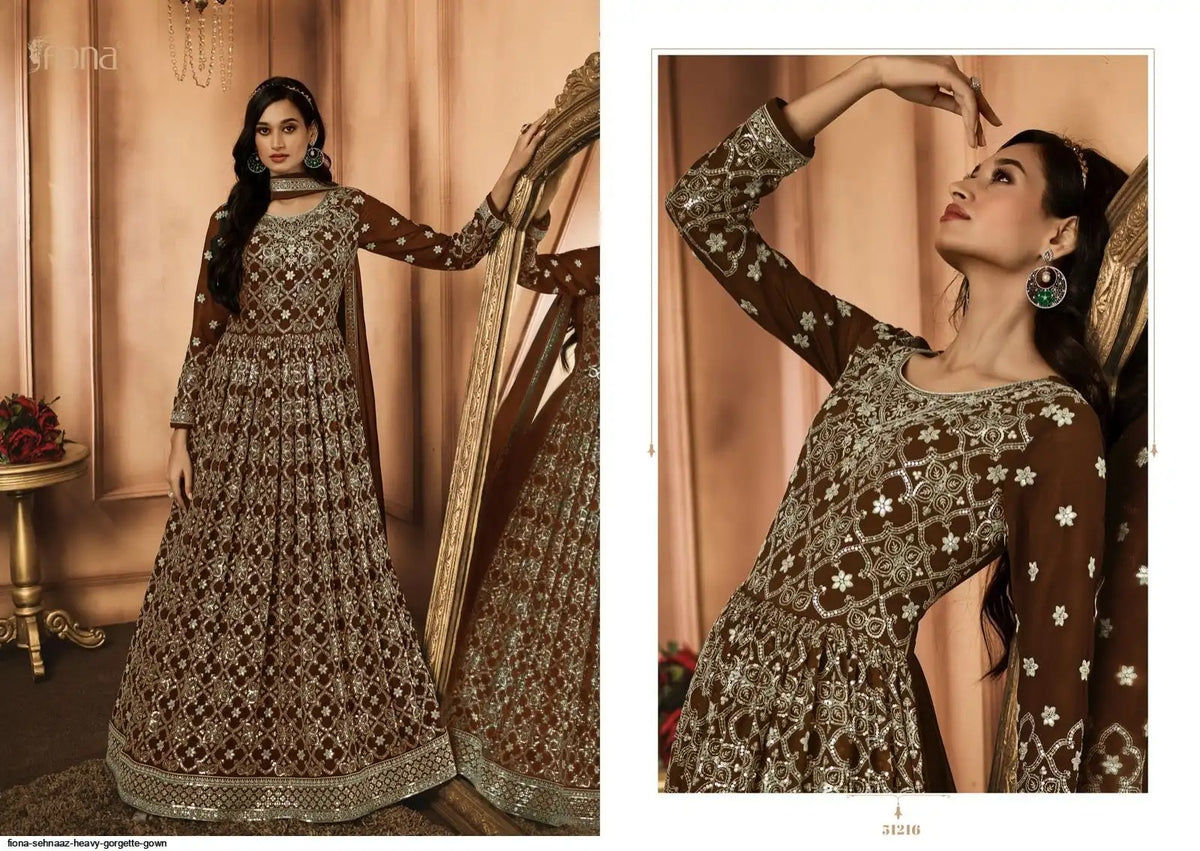 Georgette Gown Set