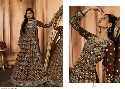 Georgette Gown Set